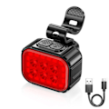 Miniatyrbilde 2 av 9: Sykkel Lys Front Lampe USB Oppladbar Sykkel Lys Vanntett Hovedlykt