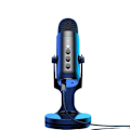 Miniatyrbild 1 av 7: USB mikrofon för PC Mac spel inspelning streaming poddsändning, dator kondensator mikrofon med telefon adapter hörlurar utgång