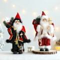 Miniatyrbillede 2 af 5: Jul Julemand Dukke Glædelig Jul Dekorationer Skrivebord Stående Julemand Ornament