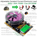 Miniatyrbillede 5 af 6: 150W DC Elektronisk Load Tester USB Justerbar Test Modul Power Meter