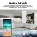 Miniatyrbillede 6 af 6: Smart WIFI Vand Lækage Sensor Flow Lækage Detektor Vand Flow Sensor