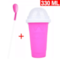 Pikkukuva 4 / 5: Jääpalakone kuppi 330ml smoothiet kuppi tee-se-itse jäätelö pika jäätelö silikoni puristus kuppi