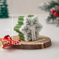 Miniatyrbilde 1 av 4: Stearinlys Håndlaget Jul Snøfnugg Form Aromaterapi Stearinlys Vinter Kreativt Hjem Dekorasjon