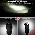 Miniatyrbillede 5 af 7: Cykel Lys Foran 6000Lumen Cykel Lys 8000mAh Vandtæt Lommelygte
