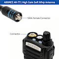 Miniatyrbilde 5 av 8: Profesjonell Kvinnelig Antenne Dual Band 144/430MHz for Baofeng UV 5R S9PLUS UV 13 21Pro UV K5 Walkie Talkie