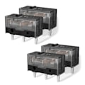 Miniatyrbillede 2 af 10: Micro Switch Micro Knap Guld Contactor 80 Million Click Life 3 Pin Sort Prik