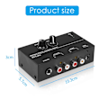 Miniatyrbild 7 av 9: Phono Preamp pre Amp Preamplifier with Level Volume Control