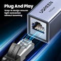 Pikkukuva 3 / 8: Liitin 10Gbps verkko laajennus laajennus Cat8 Cat7 Cat6 Ethernet kaapeli sovitin Gigabit naaras naaras