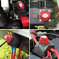 Miniatyrbillede 2 af 7: Auto Batteri Afbryd Switch 12V 24V Marine 200A 300A Dobbelt Batteri Masse Switch 3 Position Cut Off Switch