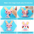 Miniatyrbillede 5 af 8: Vand Spray Magic Beads Håndlavet Legetøj Sæt Børn's Farve Crystal Beads Puzzle Craft Kit