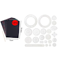 Miniatyrbild 7 av 7: 33 bitar Spirograph Design Konst Hantverk Kit Klassisk Fantastiskt Barn Utbildnings Teckning Leksaker