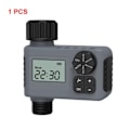 Miniatyrbilde 4 av 9: Hage Vanning Enkeltuttak Slange Vanning Timer,1, Sort Med LCD Skjerm