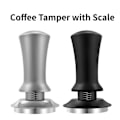 Pikkukuva 7 / 8: Säädettävä syvyys vaa'alla 30lb espresso jouset kalibroitu tamppaus ruostumaton teräs litteä jalusta matolla