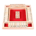 Miniatyrbilde 7 av 10: Fire Sided 10 Tall Shut The Box Board Game Set Terning Fest Club Drinking Games