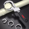 Miniatyrbillede 2 af 7: Justerbar Stor åbning 80mm nøgle vask vandhane smal kloak vand rør VVS reparation værktøj