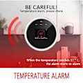 Miniatyrbillede 6 af 7: Tuya Wifi Lækage Med Temperatur Funktion Brændbart Gas Detektorer Support Hjem Smart Life Natural Gas Alarm