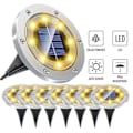 Pikkukuva 2 / 11: 16 LED Aurinko Nurmikon Valot Maa Ulkona vedenpitävä Aurinko Puutarha Sisustus lamput