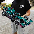 Miniatyrbillede 2 af 8: Bygning klodser F1 Formel Fjernbetjening Kontrol Super Racing Bil Moc Bricks RC Teknisk Model Legetøj