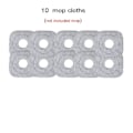 Miniatyrbilde 4 av 8: Mopp Vann Separasjon Fikantet Mopp Med Bøtte 3STK Mopp Hoder 360 Rengjøring  Mikrofiber Lazy Gulv