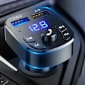 Miniatyrbilde 2 av 7: Bil Mp3 Spiller Dobbel Usb Rask lader Fm Bluetooth Mottaker Bluetooth Kompatibel 5.0 Fm sender