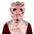 Miniatyrbillede 1 af 6: Dæmon Latex Maske Lang Horn Devil Halloween King Of Lies Cosplay Fuld Ansigtsmasker