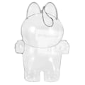 Miniatyrbild 7 av 7: Transparent skyddande skydd monster leksak tomte docka lock förvaring box