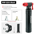 Miniatyrbillede 1 af 6: Cykel CO2 Inflator Passer Presta Scrader Ventil Vej MTB Dæk Hurtig Pumping Gevind