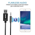 Miniatyrbilde 5 av 7: Mini 3.5MM Jack AUX Bluetooth Mottaker Bil Kit Lyd MP3 Musikk USB Strøm Adapter