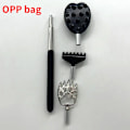 Miniatyrbild 11 av 11: 3 bitar Back Scratcher Teleskopisk Scratching Back Scratcher Massager Kit Scraper