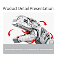 Miniatyrbild 5 av 5: Jurassic Park Dinosaur World Byggnadsblock Tyrannosaurus Rex Bricks Set