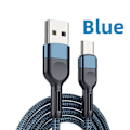 Miniatyrbilde 1 av 4: Rask lading data ledning lader usb kabel c For Samsung s21 s20 A51 xiaomi mi 10 redmi note 9s 8t