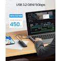 Pikkukuva 3 / 7: ORICO M.2 SATA NGFF SSD kotelo USB 3.1 tyyppi C 5Gbps ulkoinen solid-state kotelo sovitin 2280/2260/2242/2230 SSD 4TB