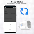 Miniatyrbillede 5 af 6: Smart Plug 20A EU Smart Socket Med Strøm Monitoring Timing Function Voice Control Via Alexa Google Home