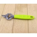 Miniatyrbilde 4 av 4: grønn ABS håndtak med rustfritt stål multifunksjon åpner flaske åpner øl åpner boks åpner