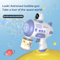 Pikkukuva 4 / 11: Bubble Machine Raketti  Täysin automaattinen 12 reikää muoto  Spaceman puhallin valolla