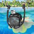 Miniatyrbilde 2 av 8: Full Ansikt Snorkel Maske 180°Panoramic View Silikon Tørr