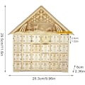 Miniatyrbilde 3 av 7: Jul tre ferie pynt LED lys 24 dager nedtelling advent kalender pynt