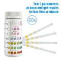 Miniatyrbillede 2 af 9: 100 stykker Akvarie Test Strips Vand Kvalitet Test Strip 7in1 Fish Tank Test Kit