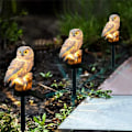 Miniatyrbillede 3 af 7: 2 stykker Solar Lampe Ugle Dyr Solar Have Lys Solar Powered Solar Led Light Udendørs Have Dekoration Lampe Vandproof Solar Lights