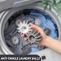 Miniatyrbillede 2 af 9: Genanvendelig Silicone Tøjvask Kugle Tøj Hår Rengøring Værktøj Kæledyr Hårfjerner Vaske Maskine 3stk
