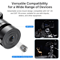 Miniatyrbilde 7 av 7: F 38 Quick Release Fluid Video Head Panoramic Gimbal Head  Avtakbar Håndtak for Stativ Shooting