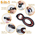 Miniatyrbild 6 av 6: 6 in 1 Multi Function Twist Bottle Opener Allt in One Burk 8 shaped Gripper Kan öppnare
