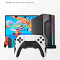 Miniatyrbild 2 av 7: Trådlös Gamepad med Six Axis Gyroscope Game Controller For PS4 PS3 Console