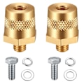 Miniatyrbilde 1 av 6: 1 par batteri pol adapter messing batteri terminal kontakt M8 gjenge positiv negativ batteri stolpe kontakt terminal adapter