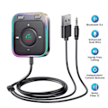 Pikkukuva 2 / 7: Bluetooth 5.4 AUX auto sovitin kaksois mikrofoni Bluetooth vastaanotin