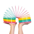Miniatyrbilde 1 av 6: Farge Rainbow Circle Magic Circle Ned Trapper Creative Dekompresjon 7 farger fjær ring Barn Leker
