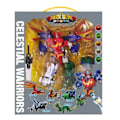 Miniatyrbillede 4 af 6: 5 i 1 Samling Dinozords Transformation Ranger Megazord Robot Action Figurer Børn Legetøj