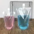 Miniatyrbilde 5 av 6: Gjennomsiktig plast poser med drikke pose forseglet gjenbrukbar drikke juice melk kaffe reise arrangør pose