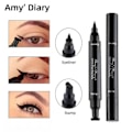 Miniatyrbillede 4 af 7: Eyeliner Big Seal Stamp Professional Sort Langtidsholdbar Vandtæt