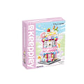 Miniatyrbilde 1 av 11: Halloween Escape Room Bygning Blokker Creative City Gate View Candy Hus Assembly Modell Klosser